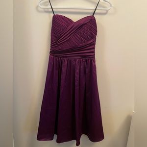 Le chateau purple strapless dress size XS